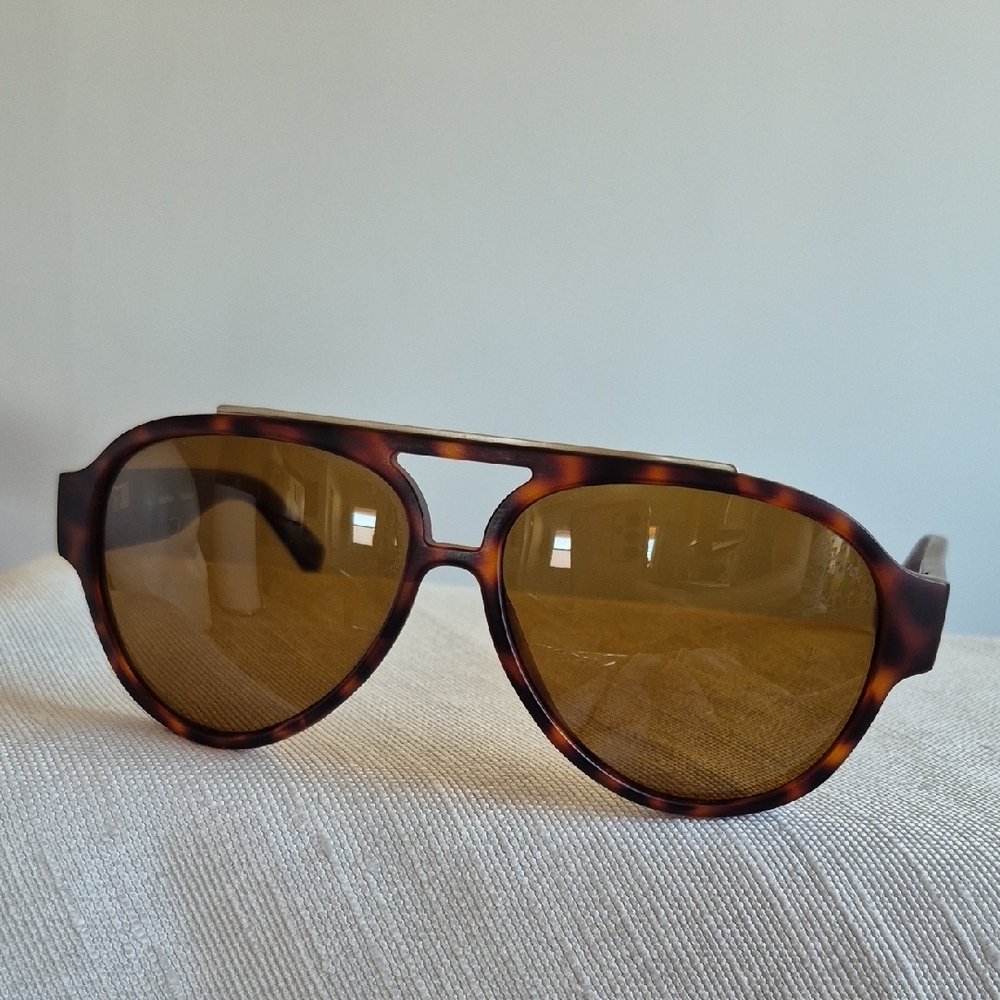 Nautica Men  Tortoise Sunglasses with Amber Lenses - Picture 3 of 10